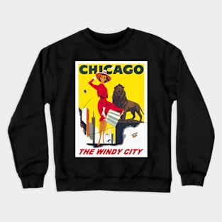 Chicago The Windy City Crewneck Sweatshirt